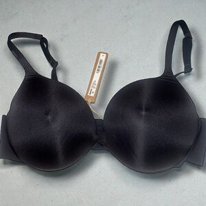 SKIMS Ultimate Nipple Push-Up Bra Black Onyx 36C NWT
